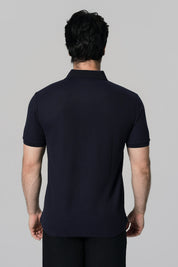 Polera Regular Hombre Azul Marino