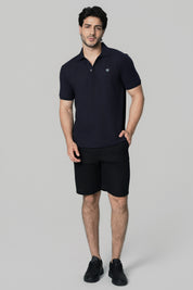 Polera Regular Hombre Azul Marino