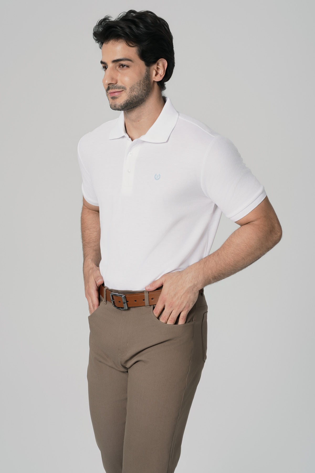Polera Regular Hombre Blanco