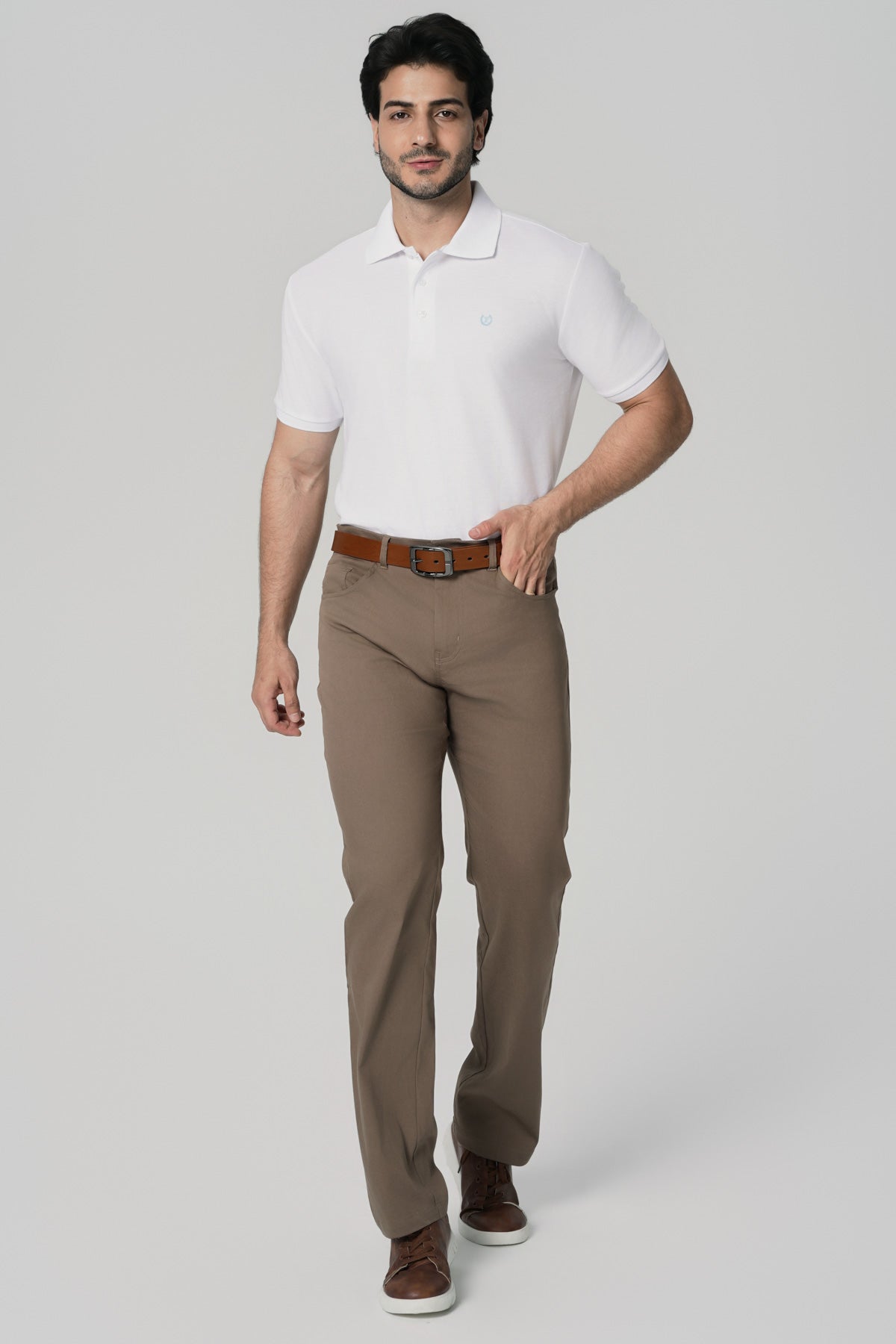 Polera Regular Hombre Blanco