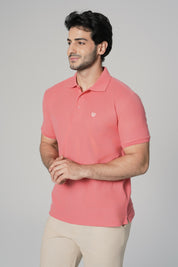 Polera Regular Hombre Rosado