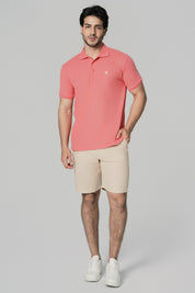 Polera Regular Hombre Rosado