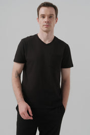 Polera Regular Hombre Negro