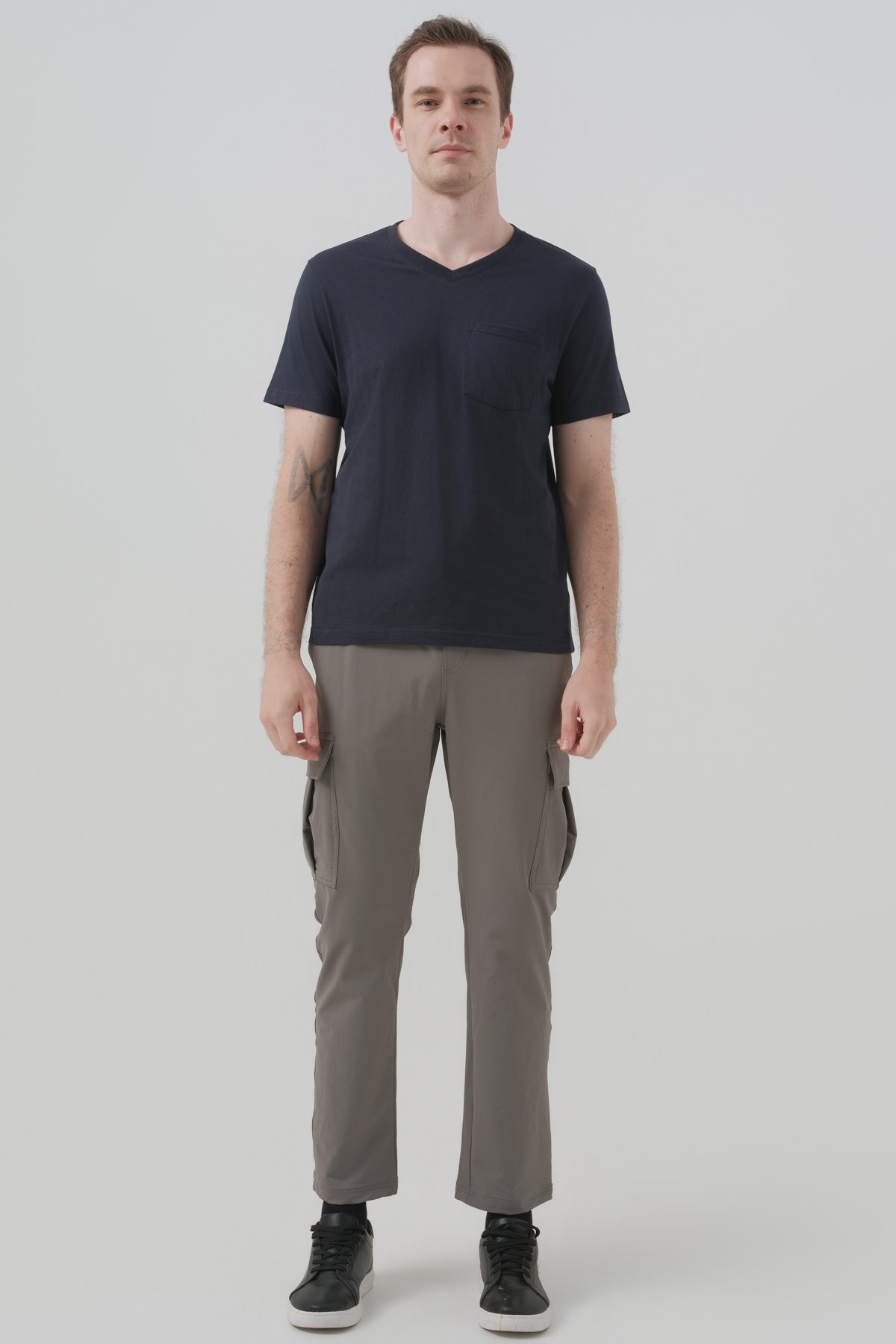 Polera Regular Hombre Azul Marino