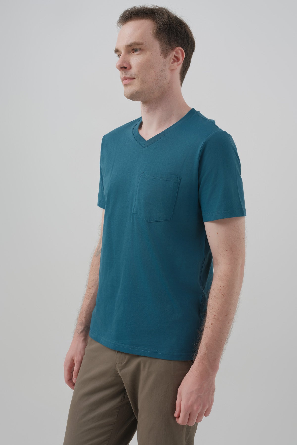 Polera Regular Hombre Petroleo
