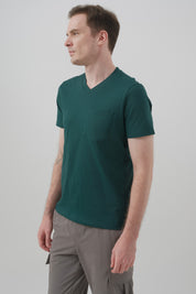 Polera Regular Hombre Turquesa