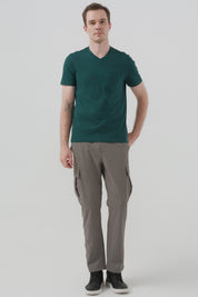 Polera Regular Hombre Turquesa