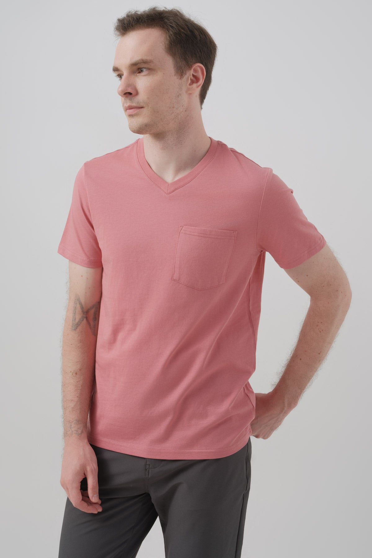 Polera Regular Hombre Sandía