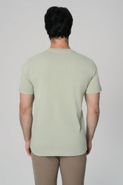 Polera Regular Hombre Verde Claro