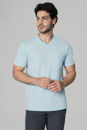 Polera Regular Hombre Azulino