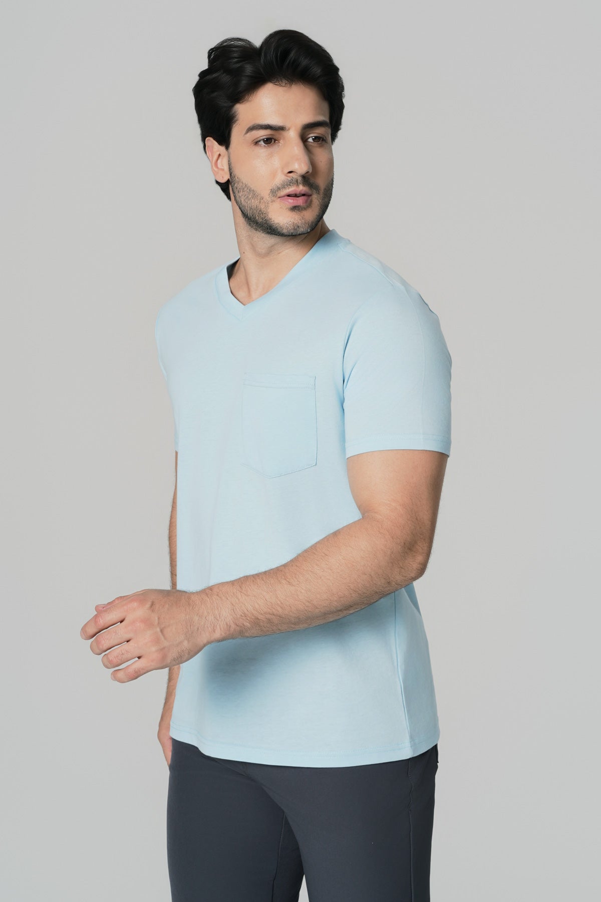 Polera Regular Hombre Azulino