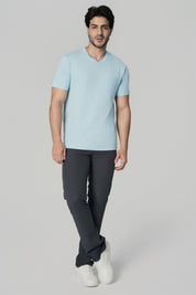 Polera Regular Hombre Azulino
