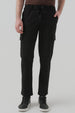 Pantalón Buzo Hombre Calce Recto Negro