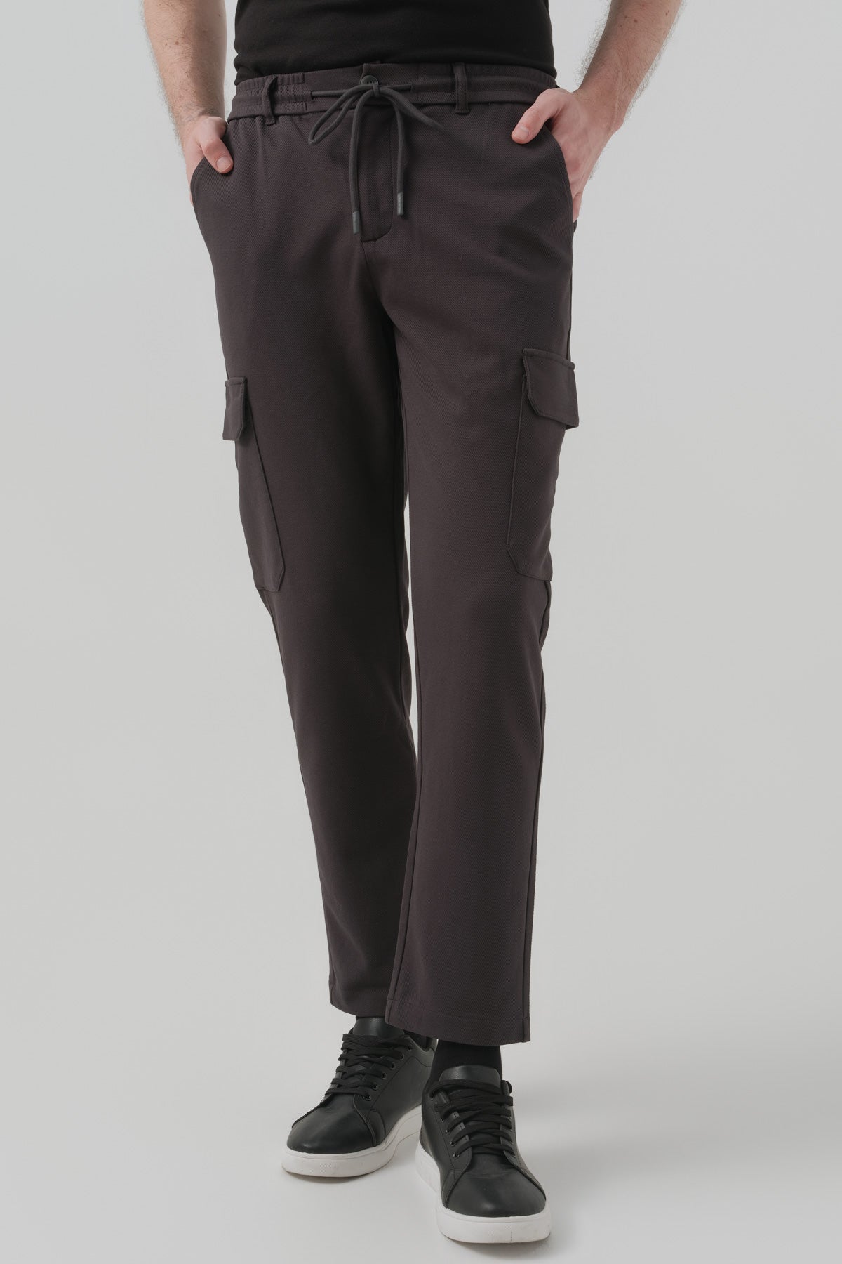 Pantalón Buzo Hombre Calce Recto Marengo
