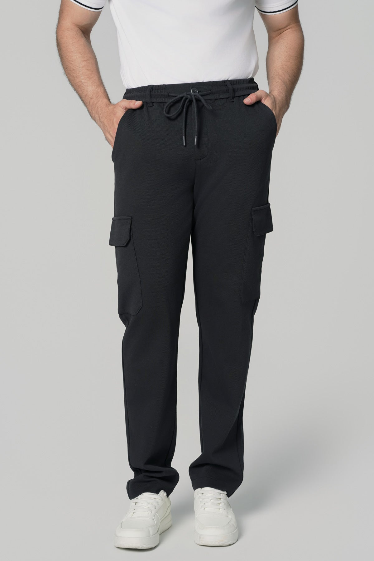 Pantalón Buzo Hombre Calce Recto Marengo