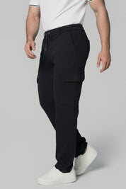 Pantalón Buzo Hombre Calce Recto Marengo
