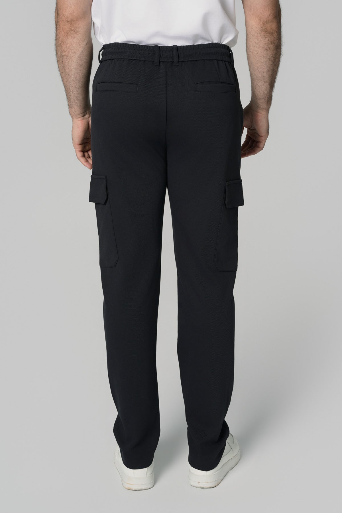 Pantalón Buzo Hombre Calce Recto Marengo