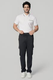 Pantalón Buzo Hombre Calce Recto Marengo