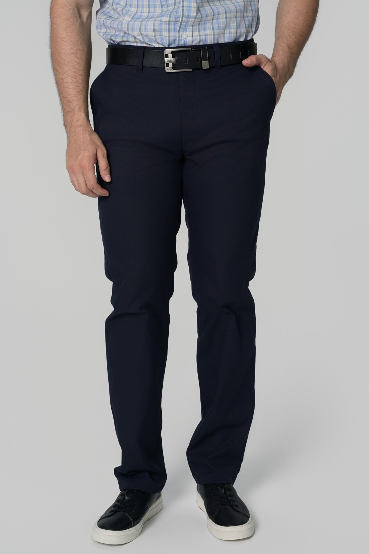 Pantalón Hombre Calce Recto Azul Marino