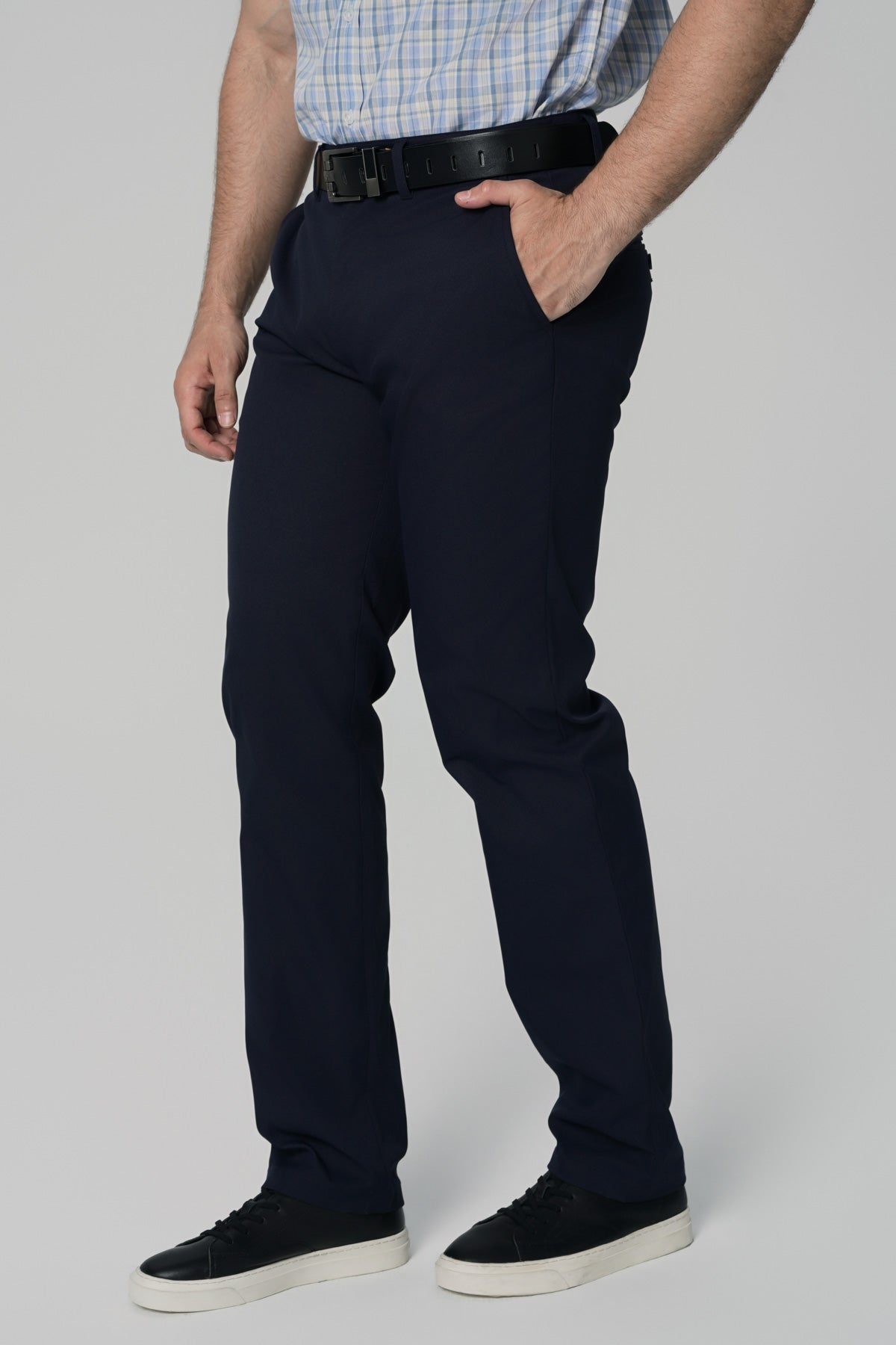Pantalón Hombre Calce Recto Azul Marino