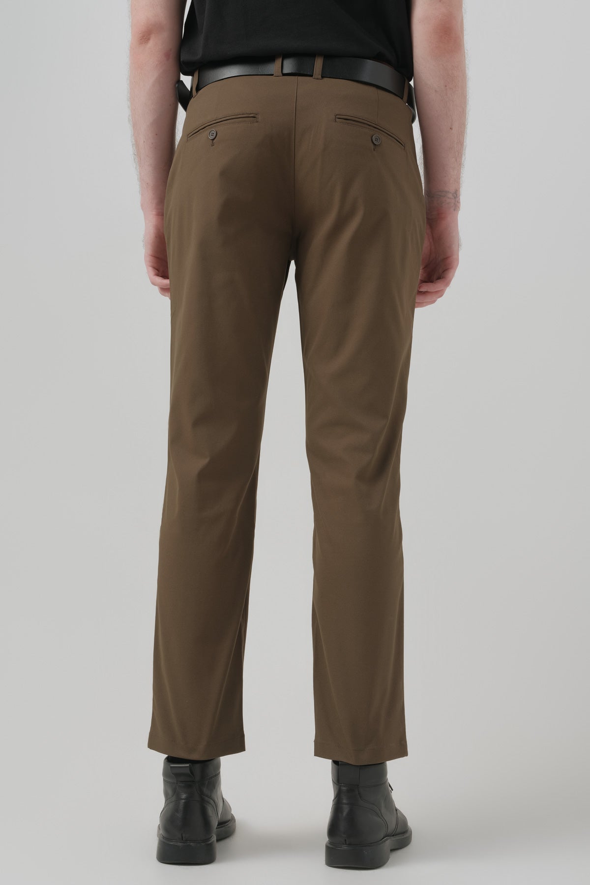 Pantalón Hombre Calce Recto Verde Olivo