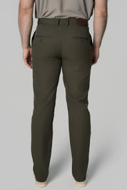 Pantalón Hombre Calce Recto Verde Olivo