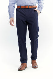Pantalón Buzo Hombre Calce Recto Azul Marino