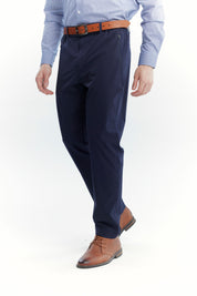 Pantalón Buzo Hombre Calce Recto Azul Marino