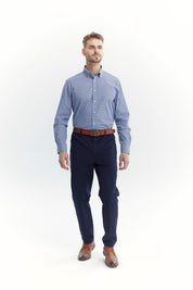 Pantalón Buzo Hombre Calce Recto Azul Marino