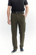 Pantalón Buzo Hombre Calce Recto Verde Olivo
