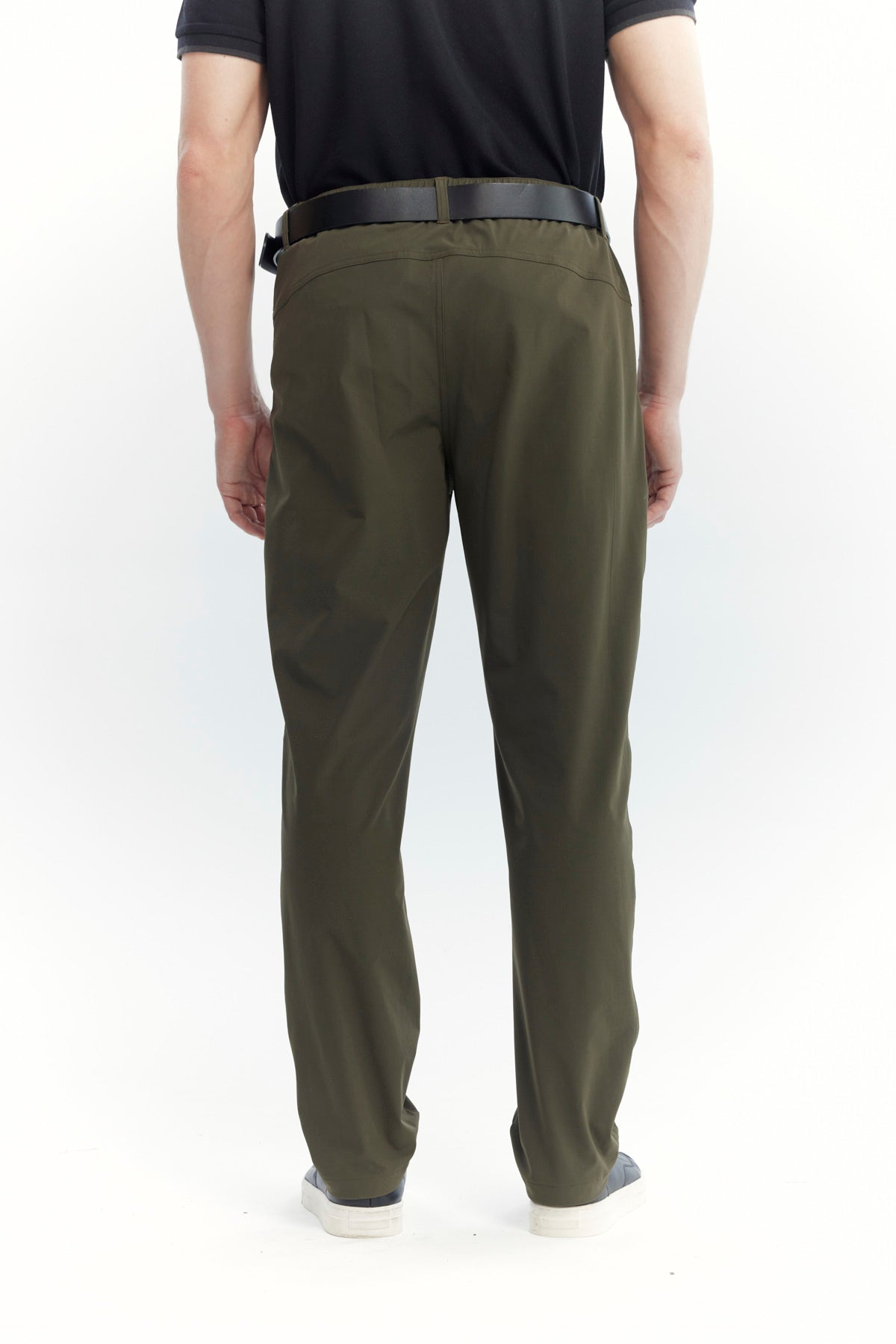 Pantalón Buzo Hombre Calce Recto Verde Olivo
