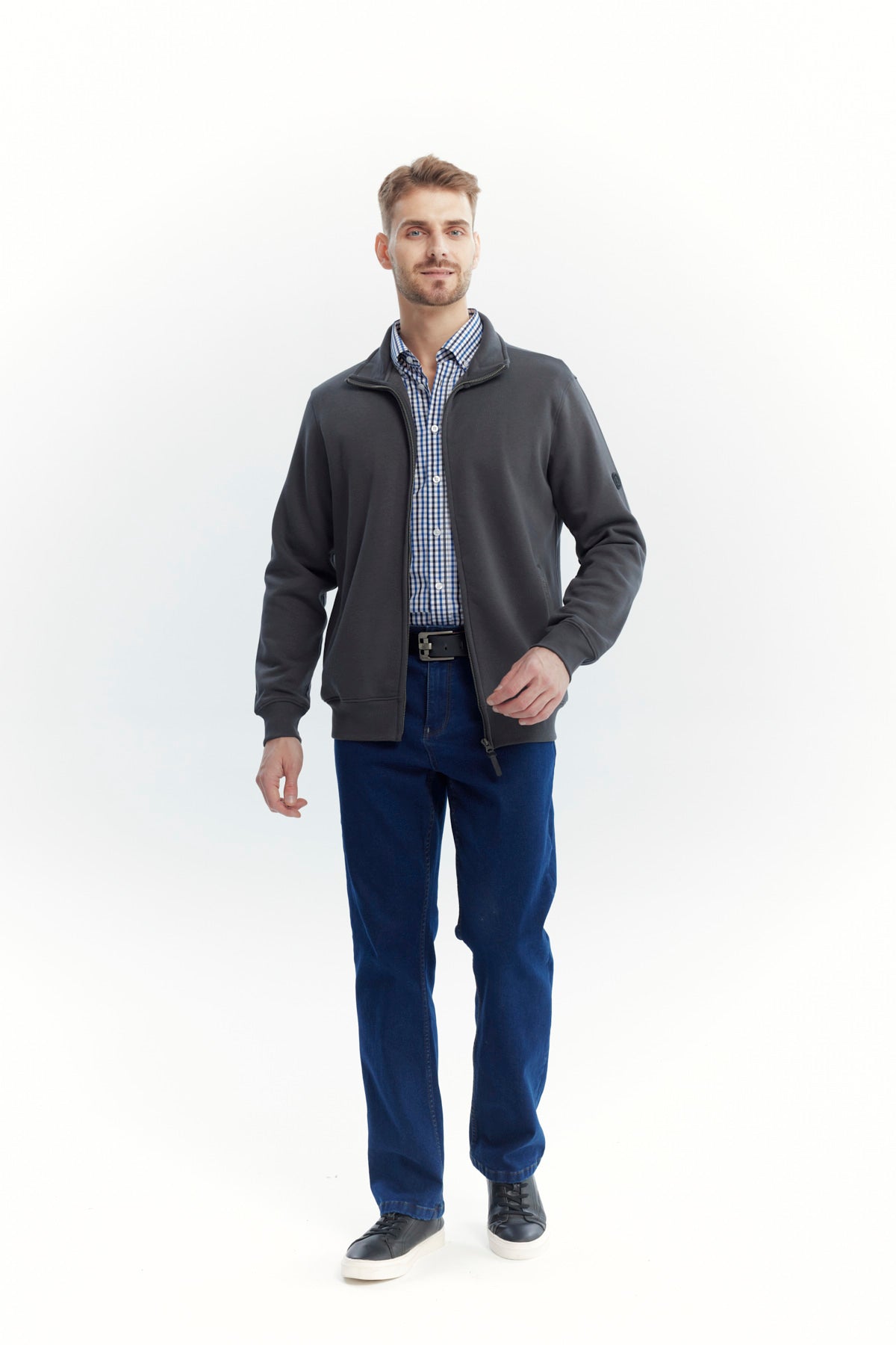 Polerón Hombre Classic Marengo
