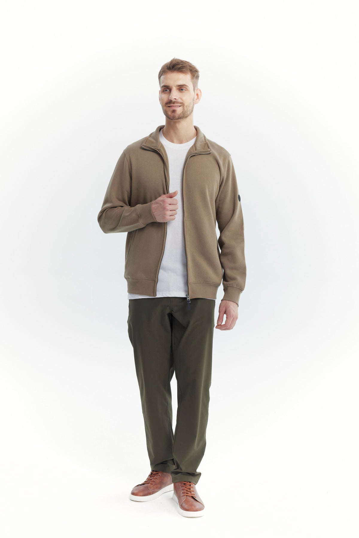 Polerón Hombre Classic Kaki