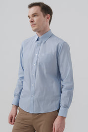 Camisa Hombre Regular Celeste