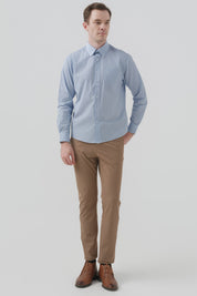 Camisa Hombre Regular Celeste