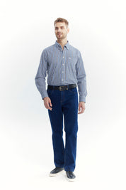 Camisa Hombre Regular Azul