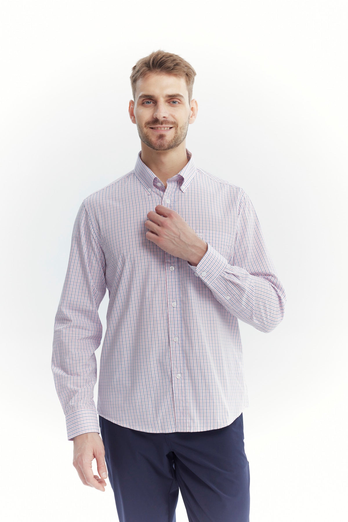 Camisa Hombre Regular Rosado
