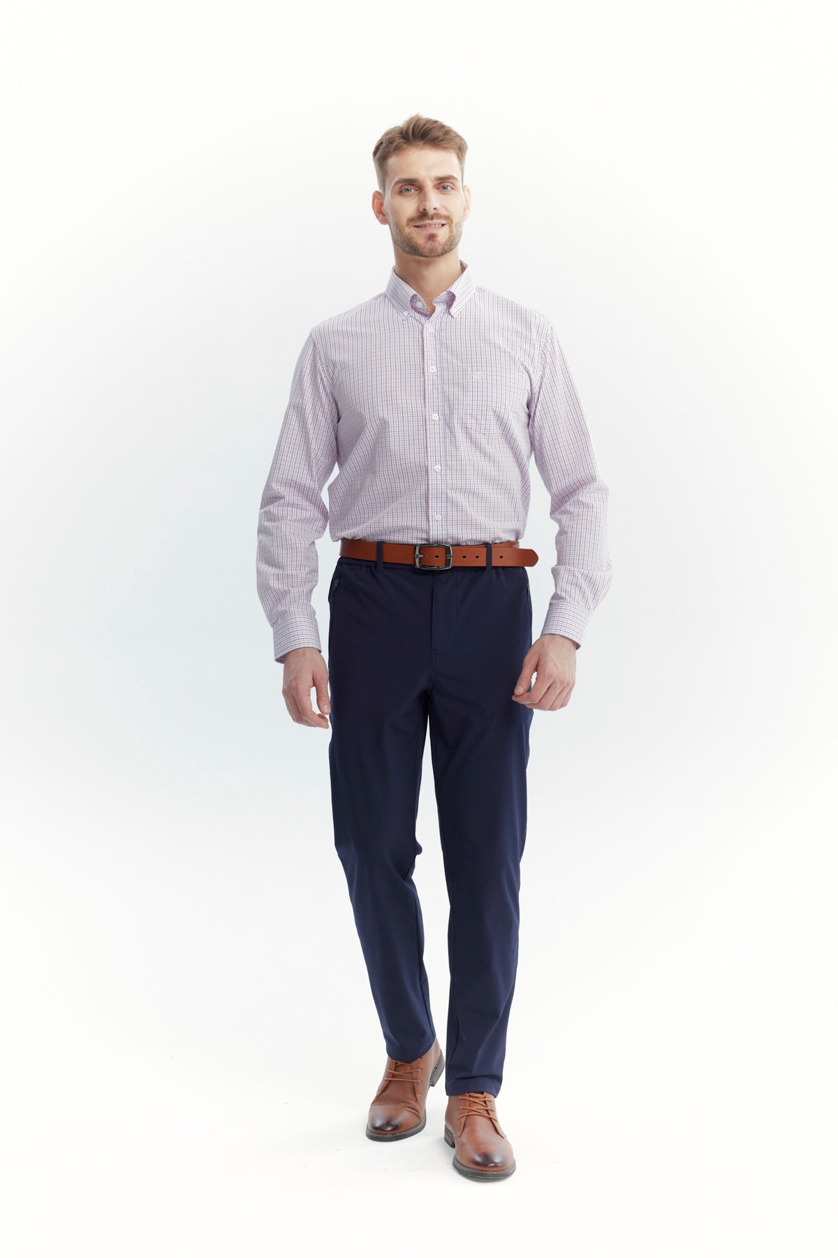 Camisa Hombre Regular Rosado