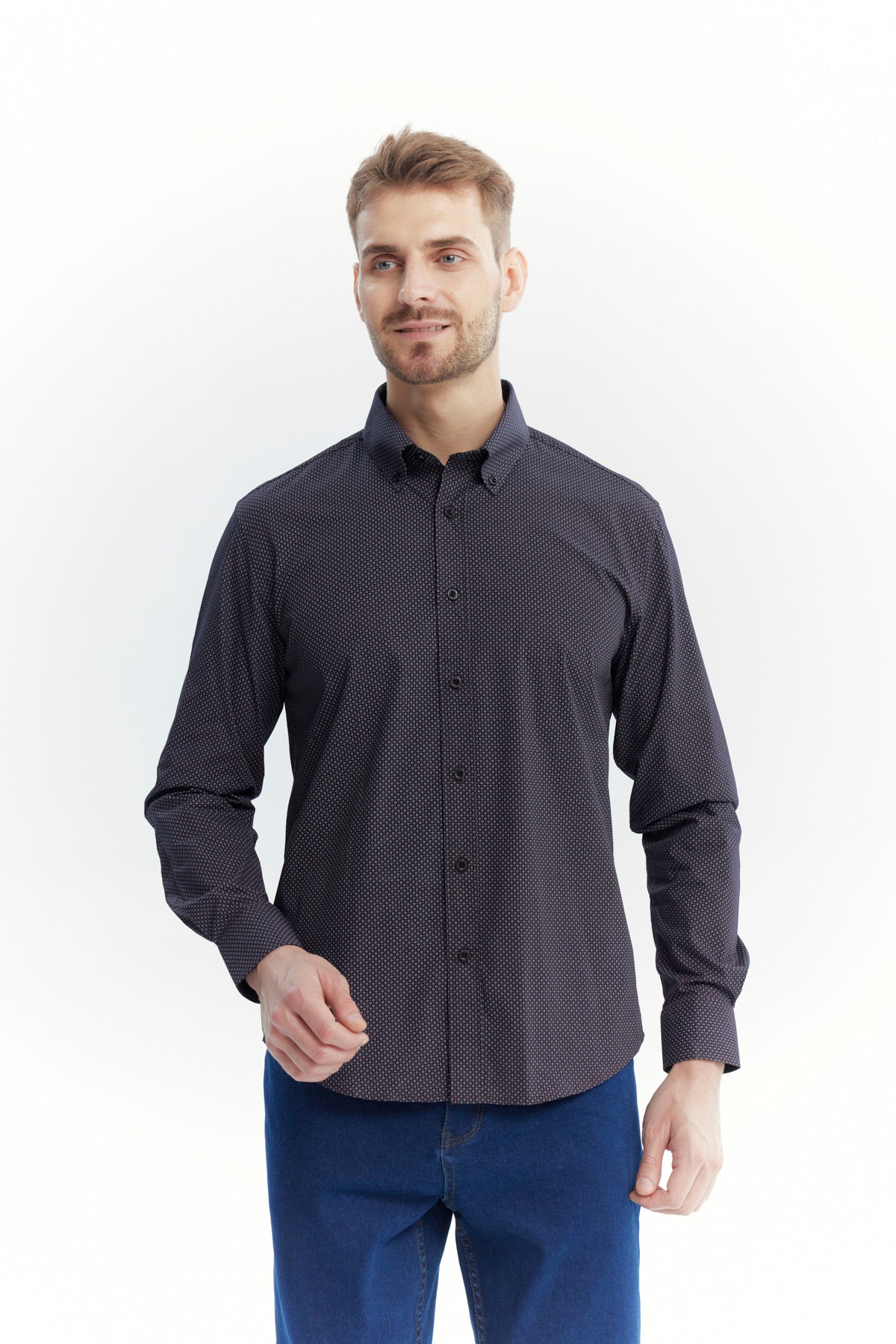 Camisa Hombre Regular Negro