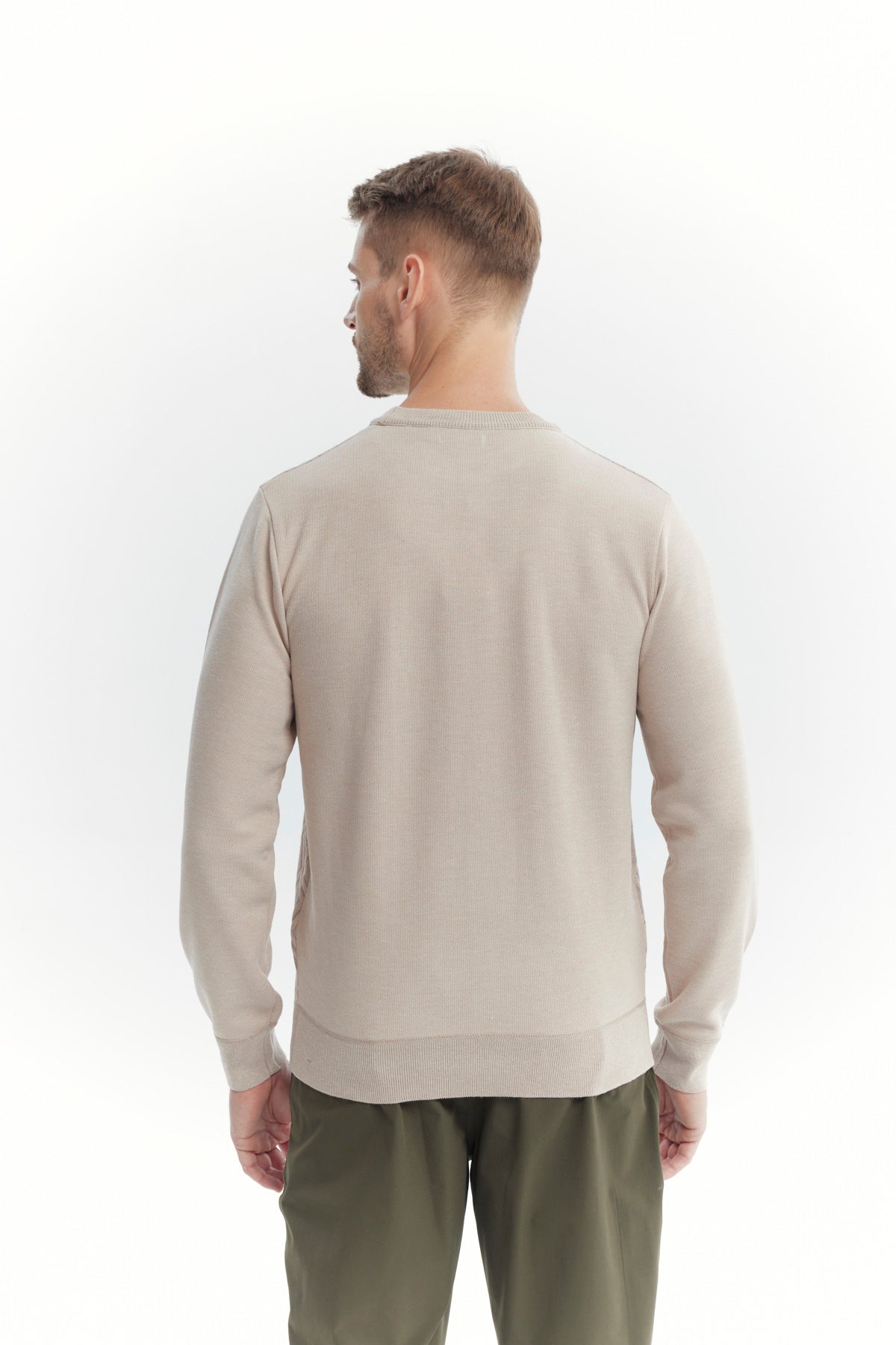 Sweater Hombre Regular Beige Oscuro