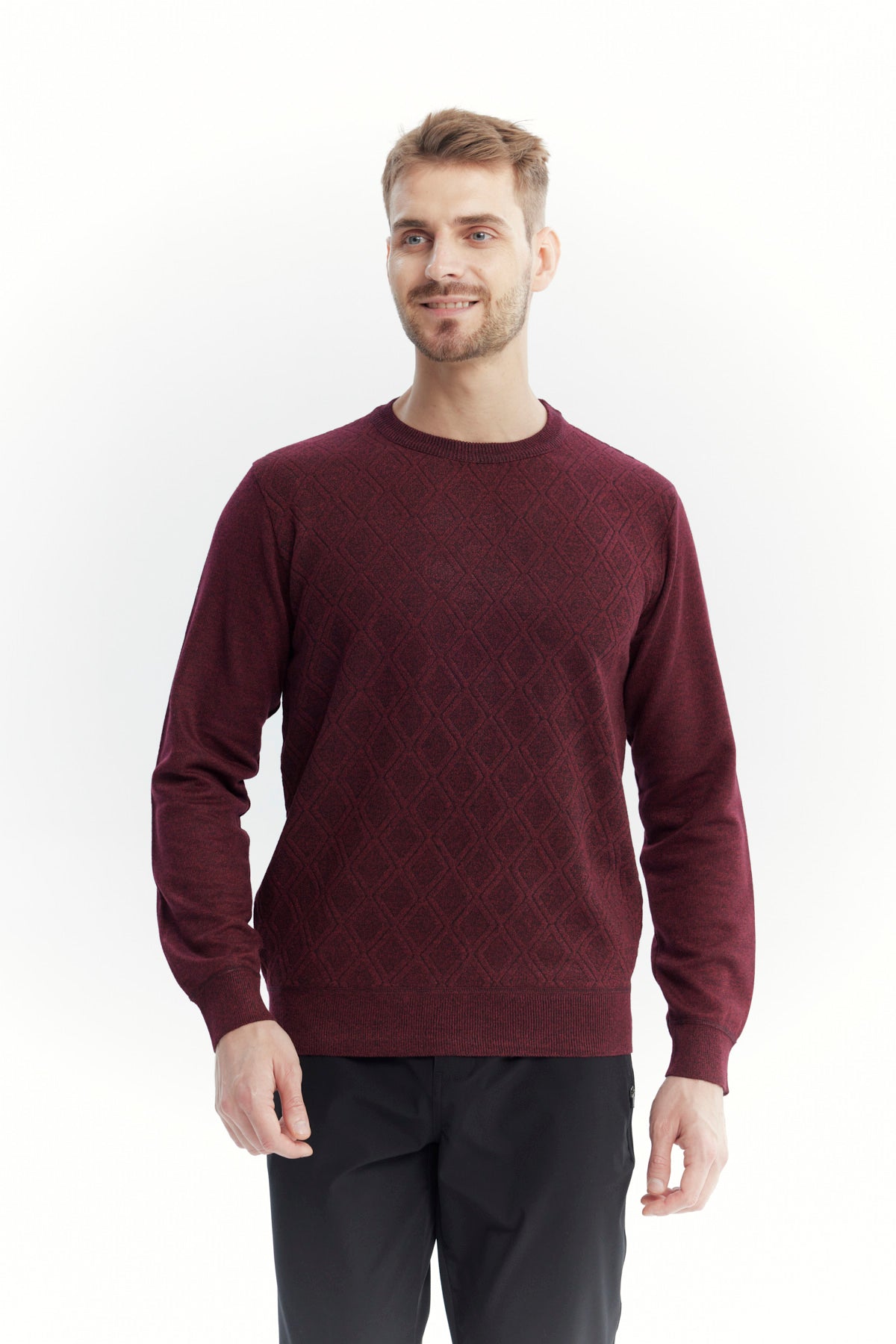 Sweater Hombre Regular Burdeo
