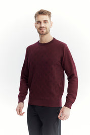 Sweater Hombre Regular Burdeo