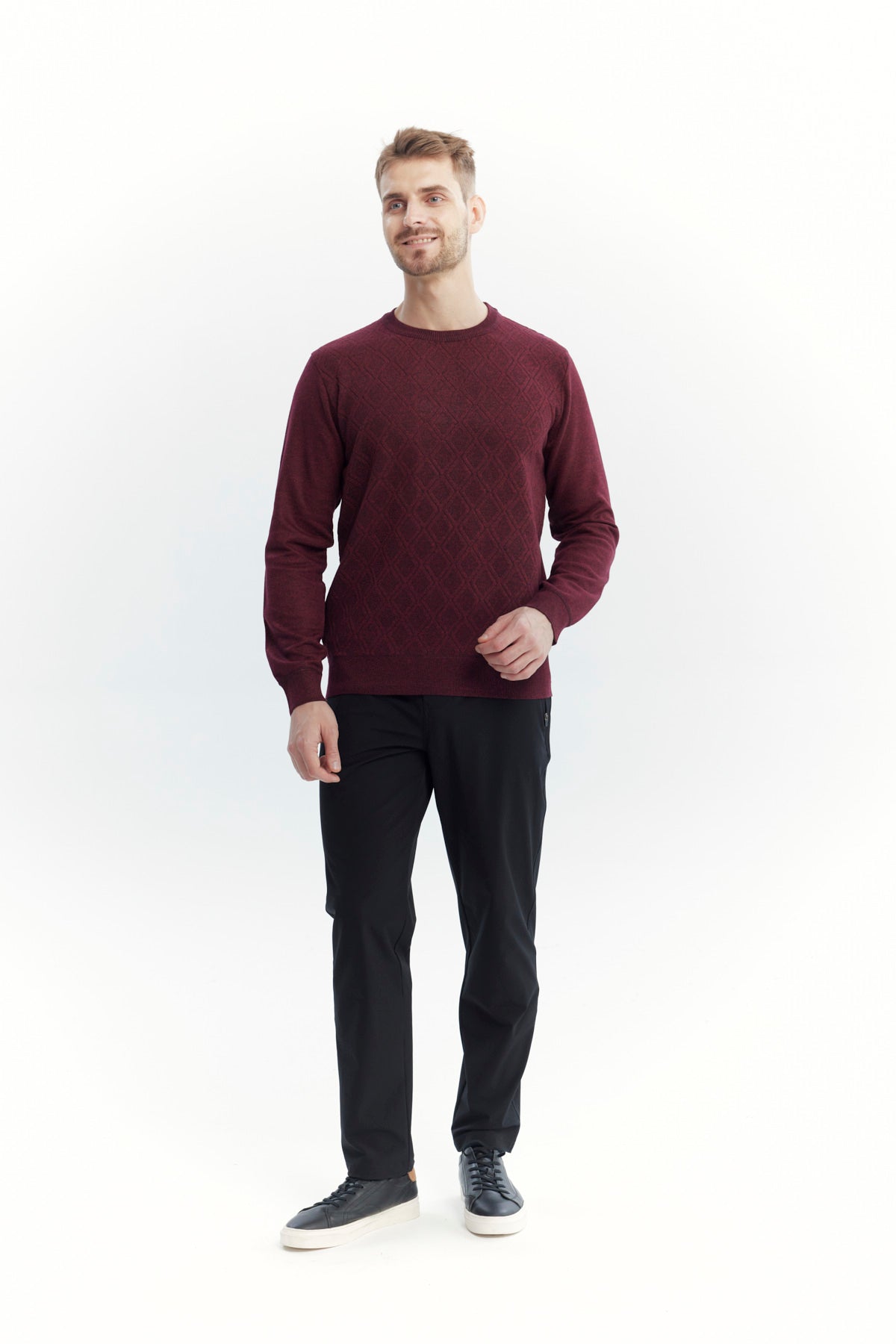 Sweater Hombre Regular Burdeo