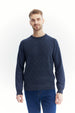 Sweater Hombre Regular Azul Marino