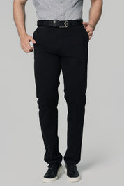 Pantalón Hombre Calce Recto Negro