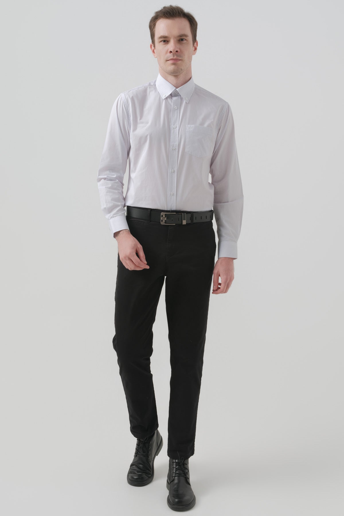 Pantalón Hombre Calce Recto Negro