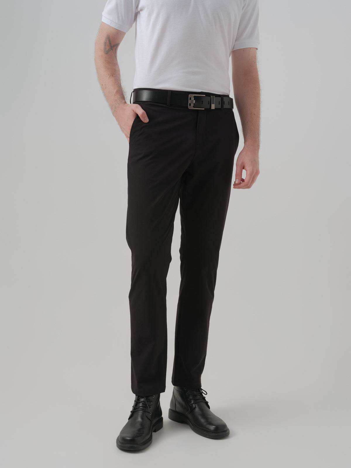 Pantalón Clásico Hombre Negro