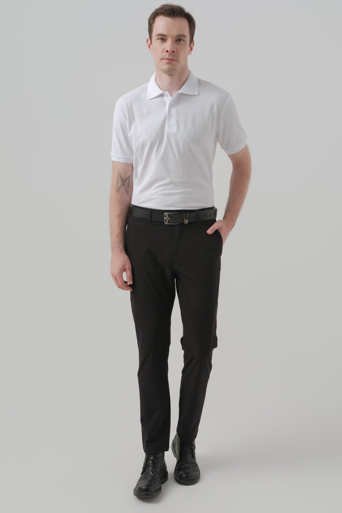 Pantalón Clásico Hombre Negro