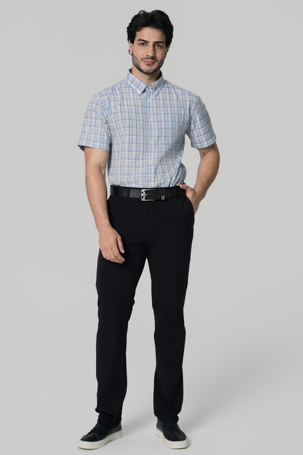 Pantalón Clásico Hombre Negro