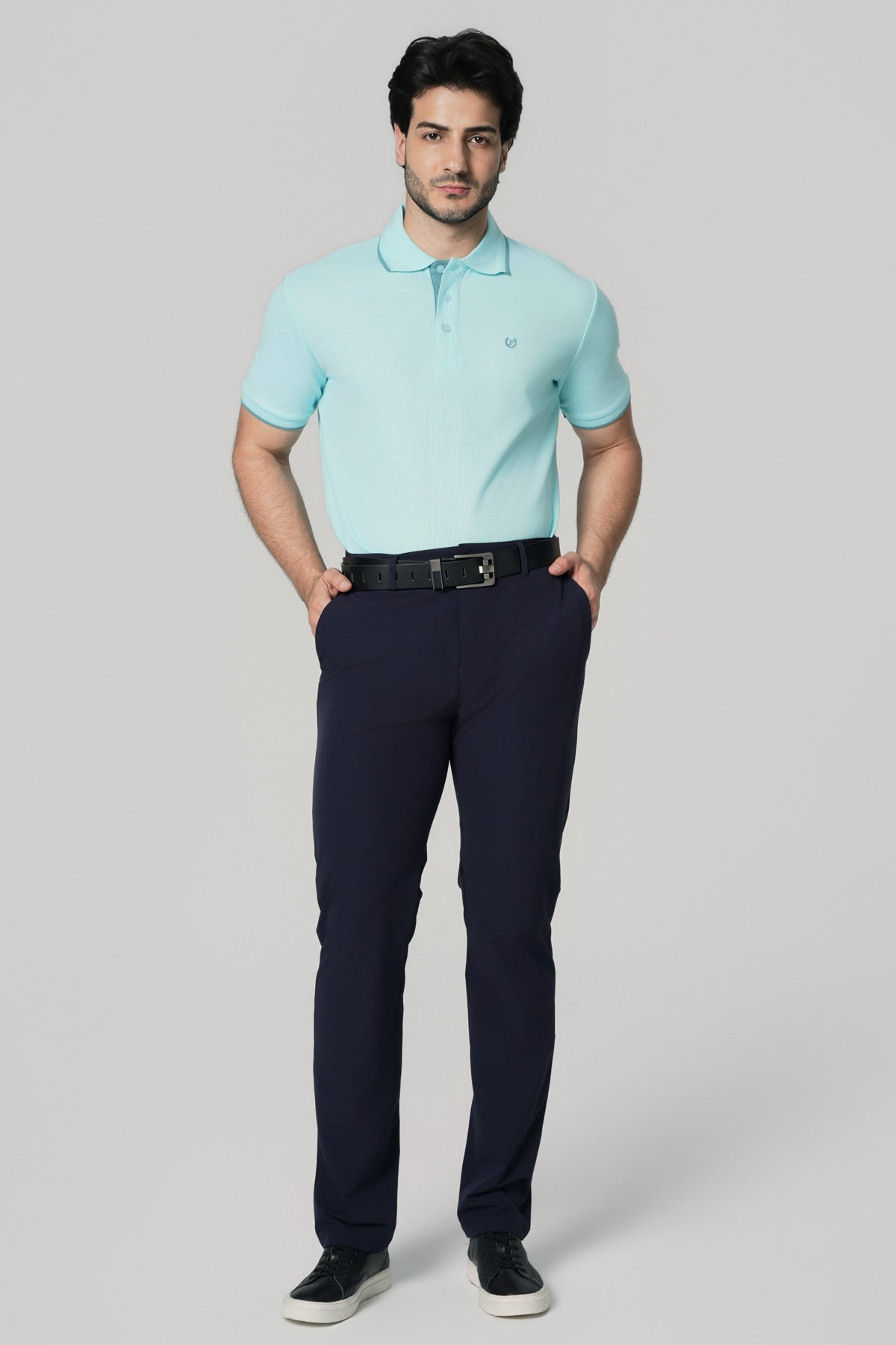 Pantalón Clásico Hombre Azul Marino